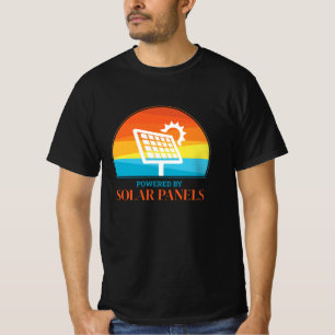 T-shirt Alimenté Par Panneaux Solaires Soleil Photovoltaïq