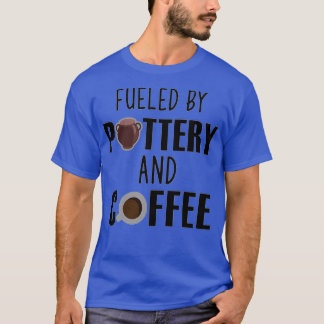 T-shirt Alimenté Par Poterie Et Potters Lover Café Don 2