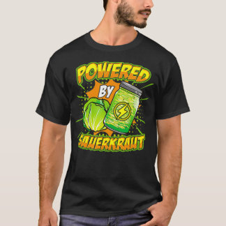 T-shirt Alimenté Par Sauerkraut Aiguille Fermenté Chou Veg