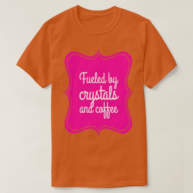 T-SHIRT ALIMENTÉE DE CRISTAUX ET DE CAFÉ1 (Design devant)