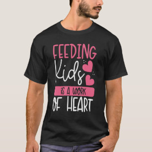 T-shirt Alimenter Les Enfants Est Une Oeuvre De Coeur u201