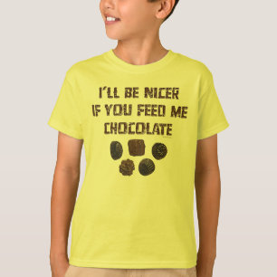 T-shirt Alimentez-moi le chocolat K