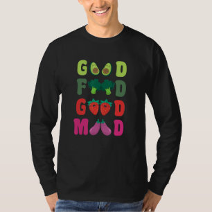 T-shirt Aliments à base de plante Bonne humeur Go Vegan Wo