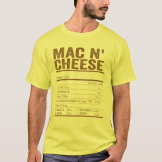 T-shirt Aliments Alimentaires De Mac Et Fromage Correspond