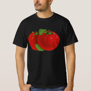 T-shirt Aliments Anciens, Tomate Rouge Mûre Héritée Biolog