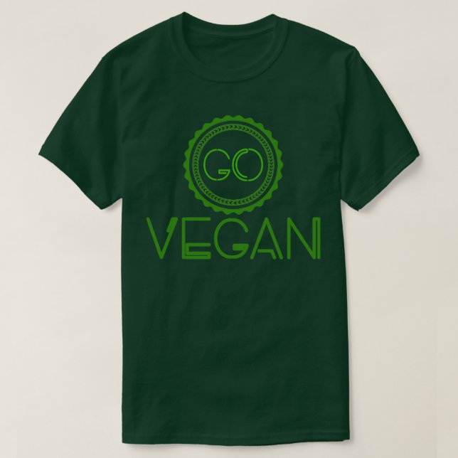 T-shirt Aliments sains Mode de vie biologique Vegan (Design devant)