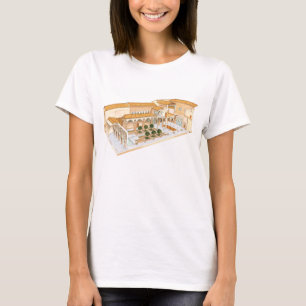 T-shirt Aljaferia. Saragosse Espagne. Palais islamique