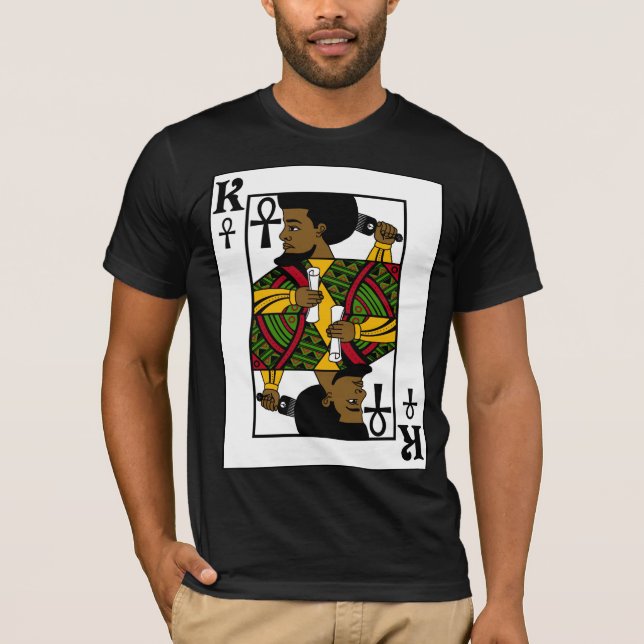 T-SHIRT ALKEBULAN - LE ROI NOIR (Devant)