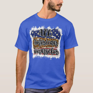 T-shirt All American Counselor Leopard Matching School Pre
