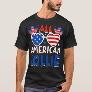 T-shirt All American Lollie 4th Of July American Flag Sung