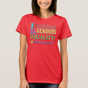 T-shirt "ALL GENDERS EQUALITY" Belle conception. Commandez