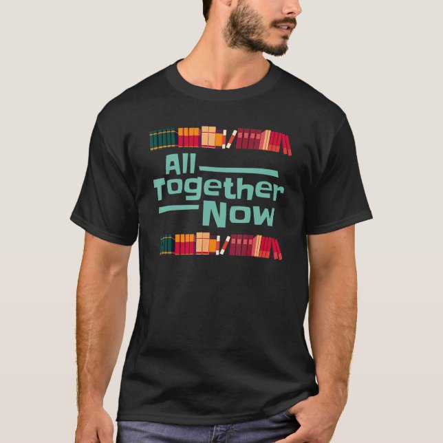 T-shirt All Together Now Summer Reading 2023 Library Books (Devant)
