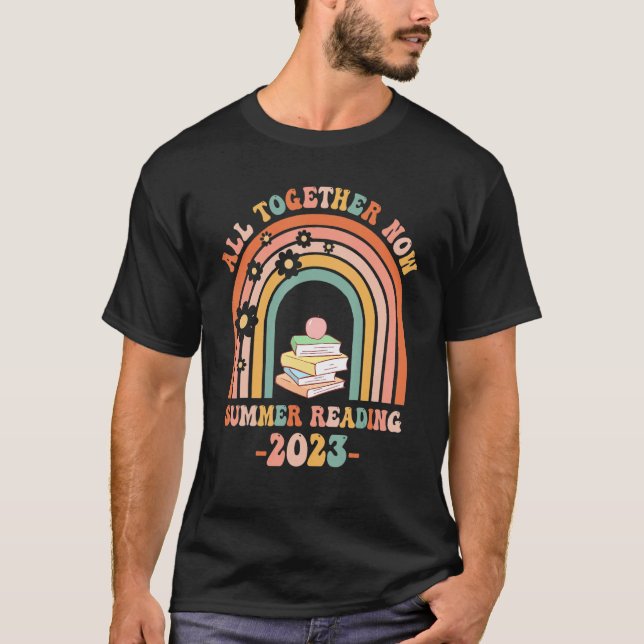 T-shirt All Together Now Summer Reading 2023 Rainbow Book (Devant)