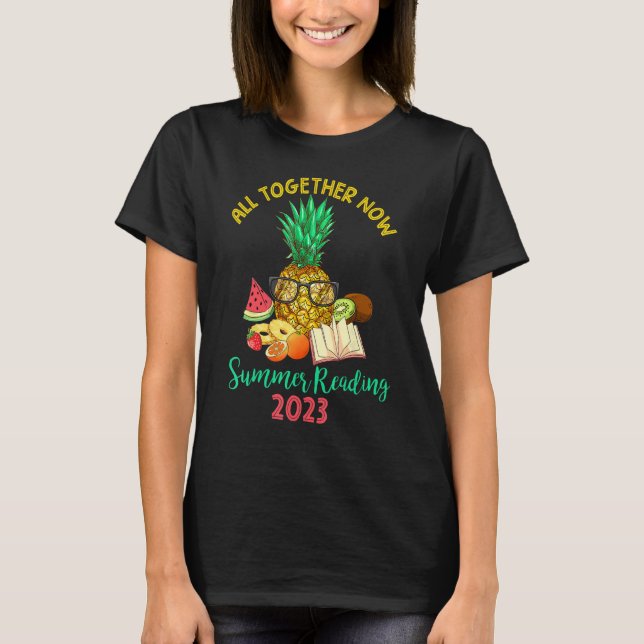 T-shirt All Together Now Summer Reading Program 2023 Book  (Devant)
