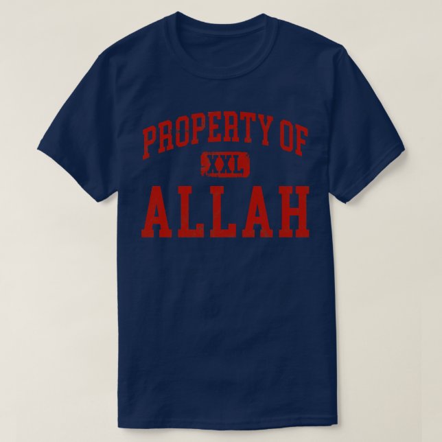 T-shirt allah en détresse 1 (Design devant)