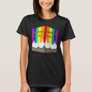 T-shirt Allah est gay athée Gay pride LGBT