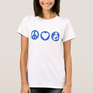 T-shirt Allaiter d'amour de paix