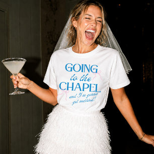 T-shirt Allant à la mariée de la chapelle