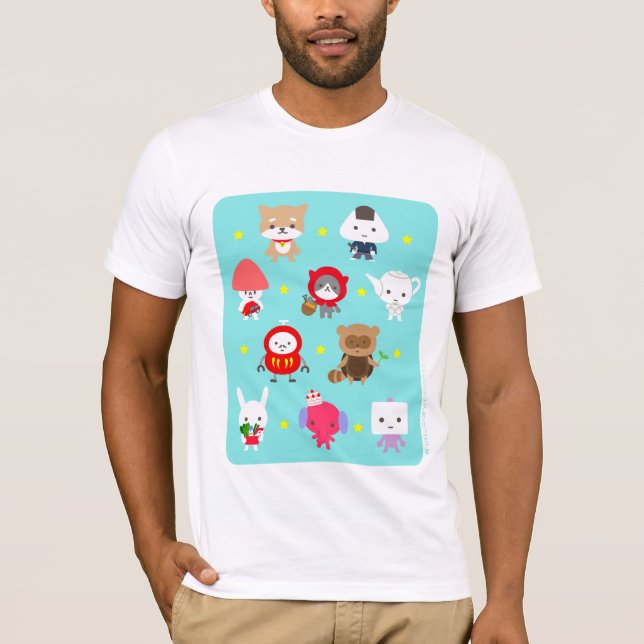 T - Shirt - AllCharacters - Sterne (Vorderseite)