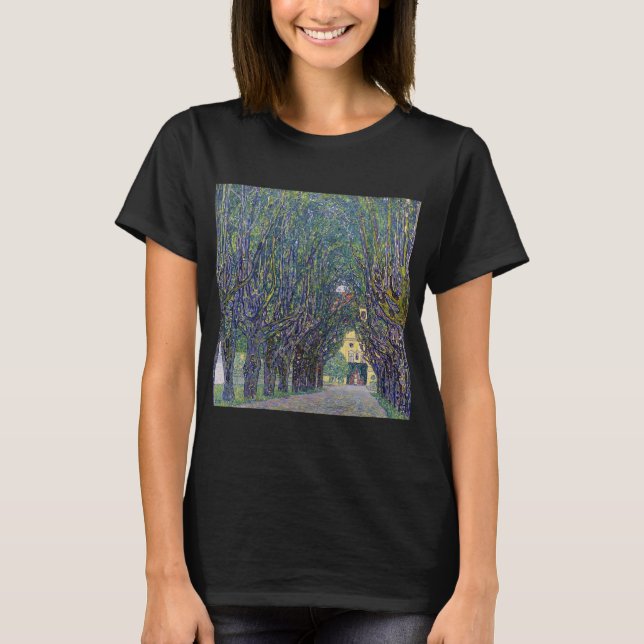 T-shirt Allee à Schloss Kammer, Gustav Klimt (Devant)