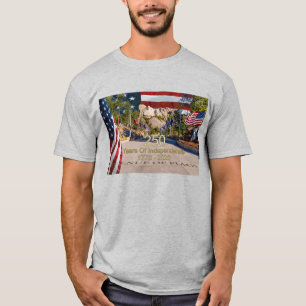 T-shirt Allée des Drapeaux du Mont Rushmore Semiquincenten
