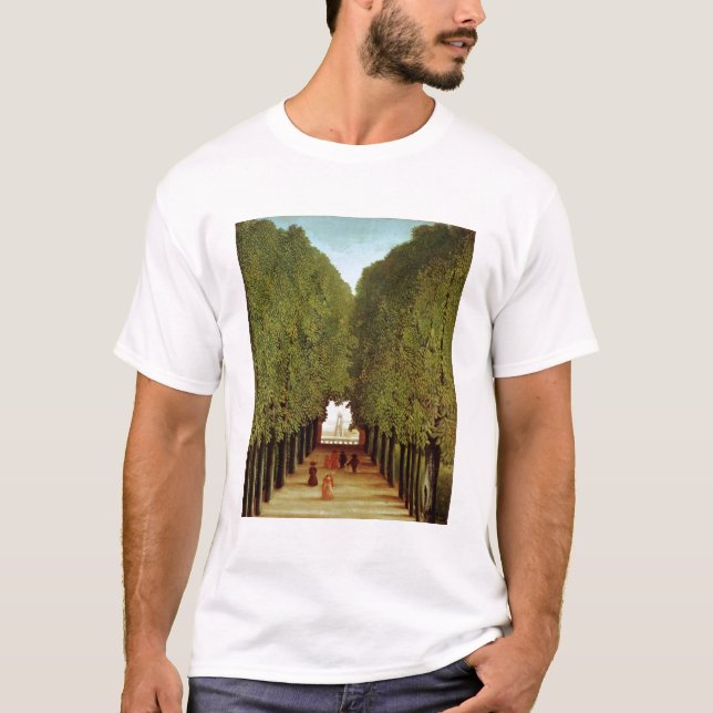 T-shirt Allée en parc de Saint-Nuage, 1908 (huile dessus (Devant)