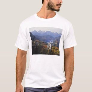T-shirt Allemagne, Bavière, château de Neuschwanstein. Roi