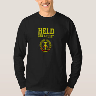 T-shirt Allemagne de l'Est Mme Saxony Anhalt Moped Héros E