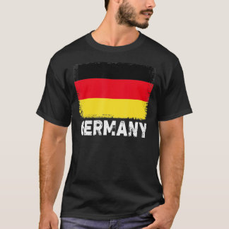 T-shirt Allemagne Drapeau soutien Allemands Femmes Hommes