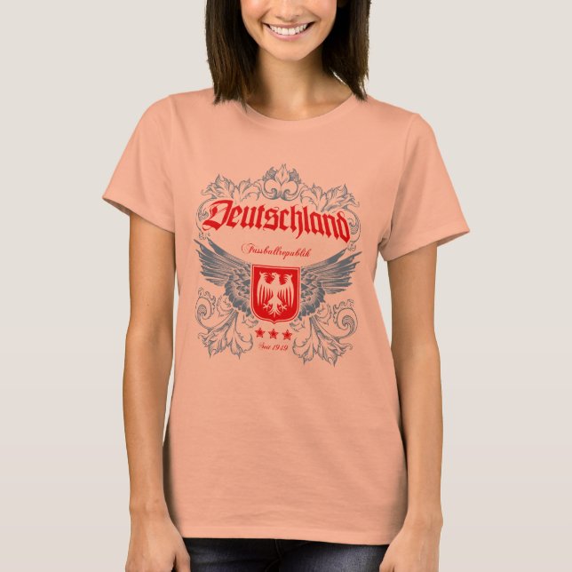 T-shirt ALLEMAGNE - Fussballrepublik (Devant)