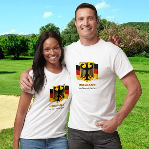 T-shirt Allemagne Tshirt, Gardez Le Calme, Drapeau alleman