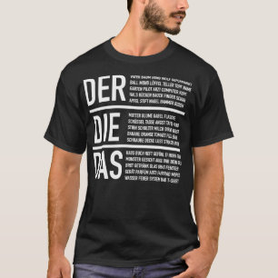 T-shirt Allemand Articles Allemand Langue allemande Feuill