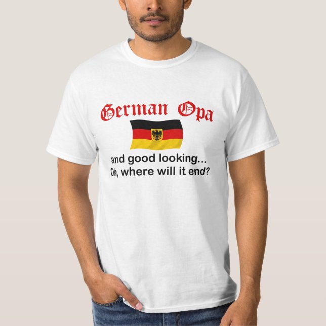T-shirt Allemand bel Opa (Devant)