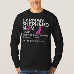 T-shirt Allemand Berger Maman Définition Meilleure maman J