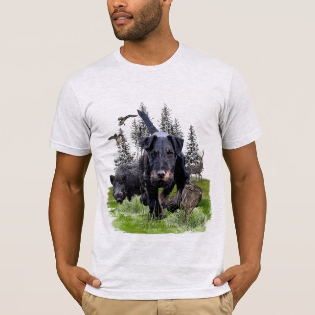T-Shirt allemand de chasse Terrier (Jagdterrier) (Devant)