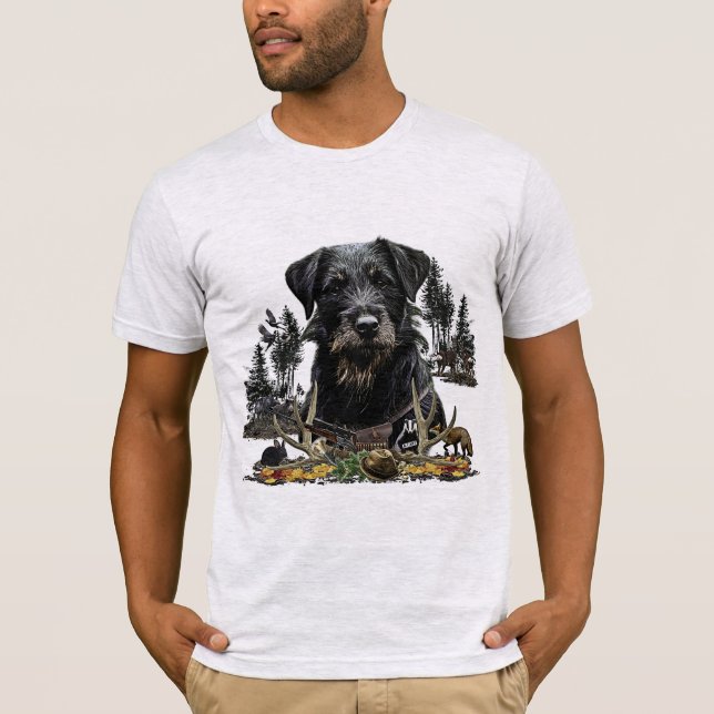 T-Shirt allemand de chasse Terrier (Jagdterrier) (Devant)