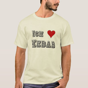T-shirt Allemand de Deutsche de chiche-kebab d'amour du