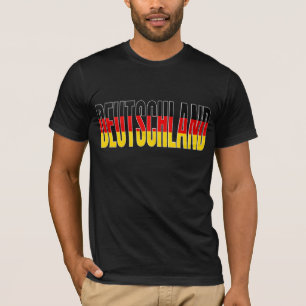 T-shirt allemand de drapeau du Deutschland