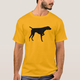 T-shirt allemand d'indicateur aux cheveux courts