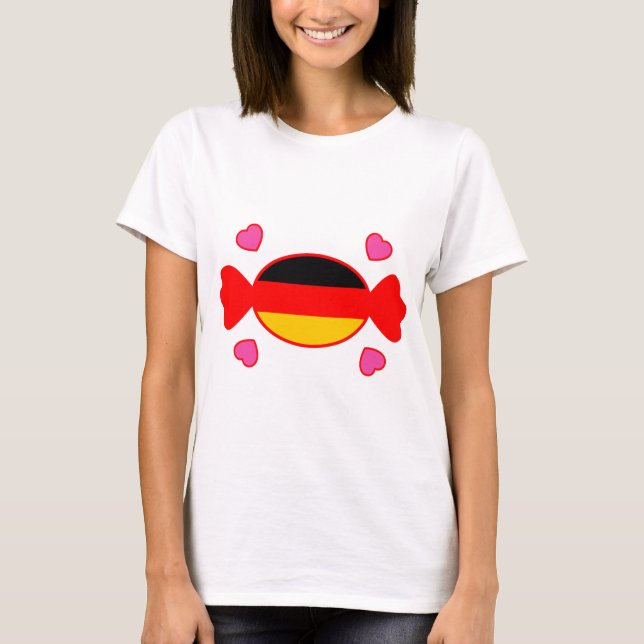 T-shirt Allemand doux (Devant)