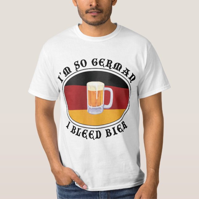 T-shirt allemand drôle (Devant)