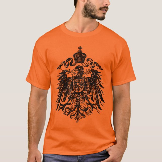 T-shirt Allemand impérial Eagle (Devant)