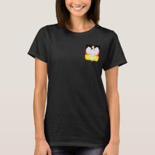 T-shirt Allemand Pologne patrimoine familial Pologne Aigle