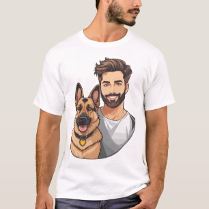 T-shirt allemand Shepherd Lover