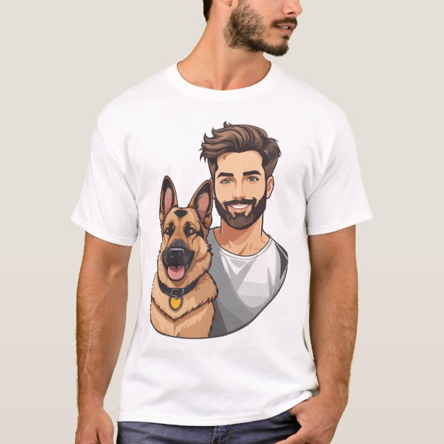T-shirt allemand Shepherd Lover (Devant)