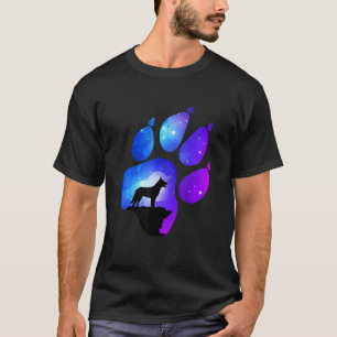T-shirt Allemand Sheprador Paw Chien Papa