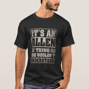 T-shirt Allen prénom Chemise C'est une chose Allen