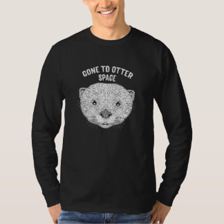 T-shirt Aller à Otter Space Amusant Otter Lover Humour Mer