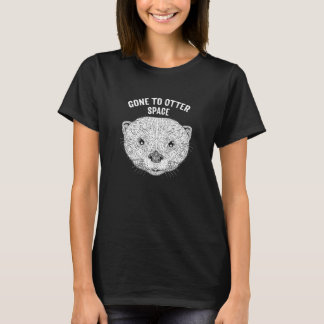 T-shirt Aller à Otter Space Amusant Otter Lover Humour Mer