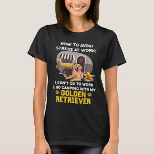 T-shirt Aller au camping avec ma chemise de récupération